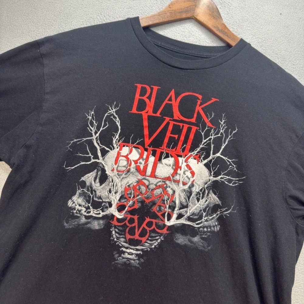 Black Veil Brides Graphic T-Shirt Regular Fit Large Black 2017 Band Tour Merch